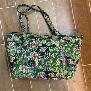 Vera Bradley Weekender Bag in Green Paisley
